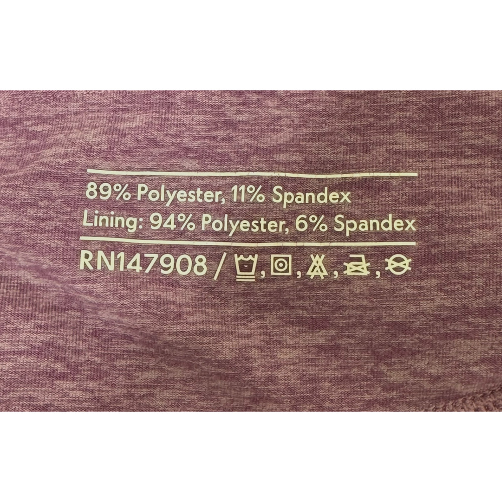 Outdoor Voices Shorts Womens Small Heathered Purple 3" Inseam High Waist Running - Picture 4 of 8